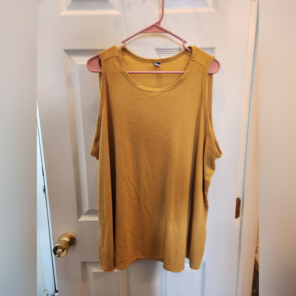 Loose Rib-Knit Tank Top